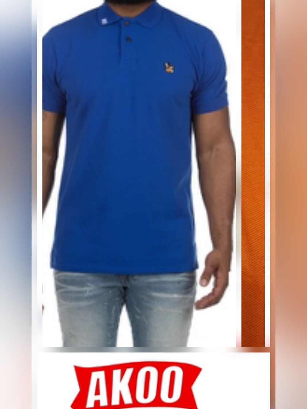 AKOO Orange Polo